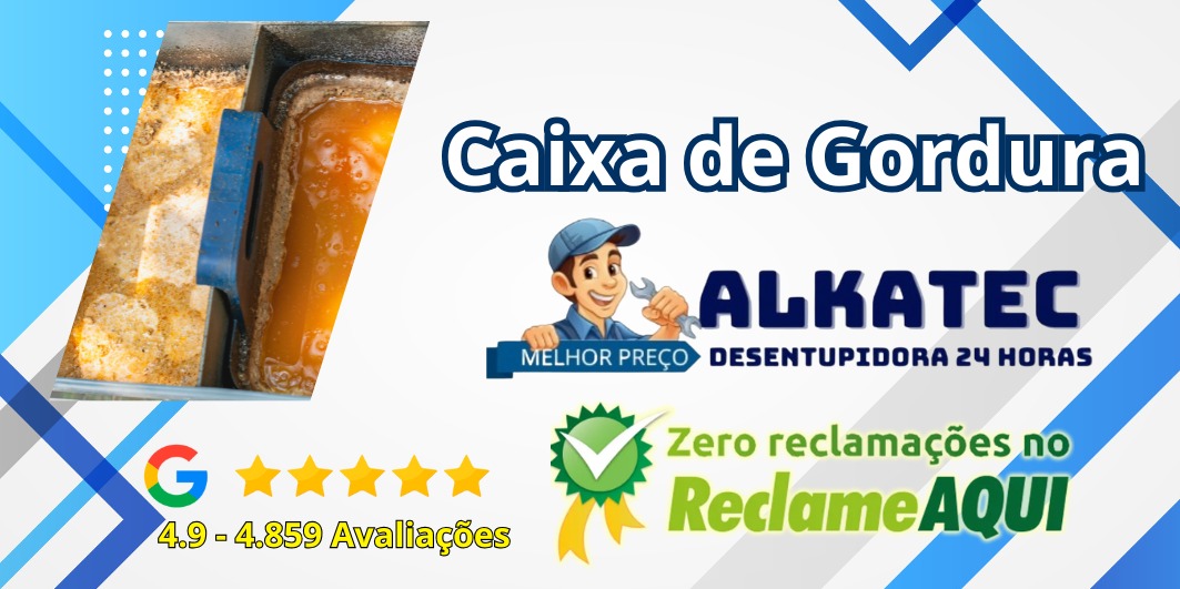 Desentupimento Caixa de Gordura