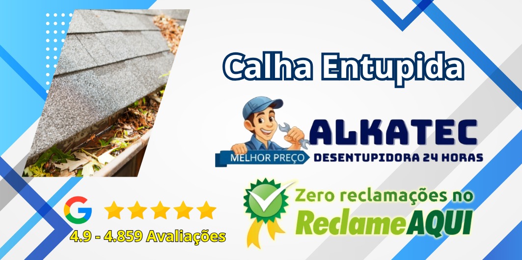 Desentupimento Calha